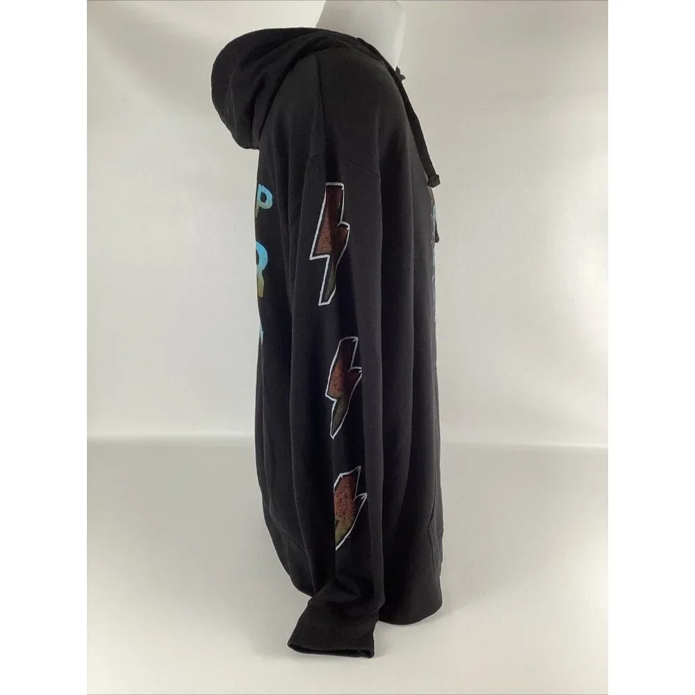 AC/DC Hoodie Sweatshirt Men's Size S/M Black Heavy Metal Blow Up Your Video - Picture 6 of 7